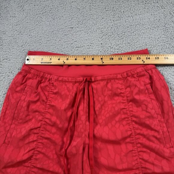 Athleta Pants Womens S Red Altitude Lined Joggers Hiking Pull On Drawstring - Picture 4 of 10